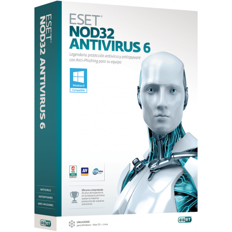 ANTIVIRUS ESET NOD32 6.0 HOME EDITION OEM/ COMPATIBLE CON WINDOWS 8